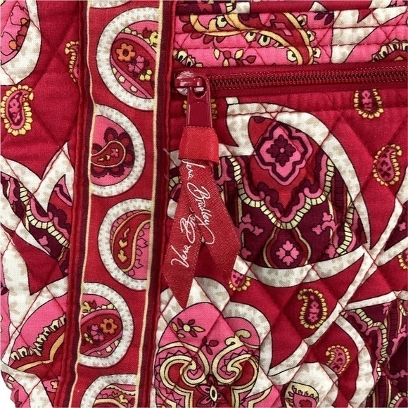 Vera Bradley Hipster Bag Red Rosy Posies Print - Picture 3 of 8